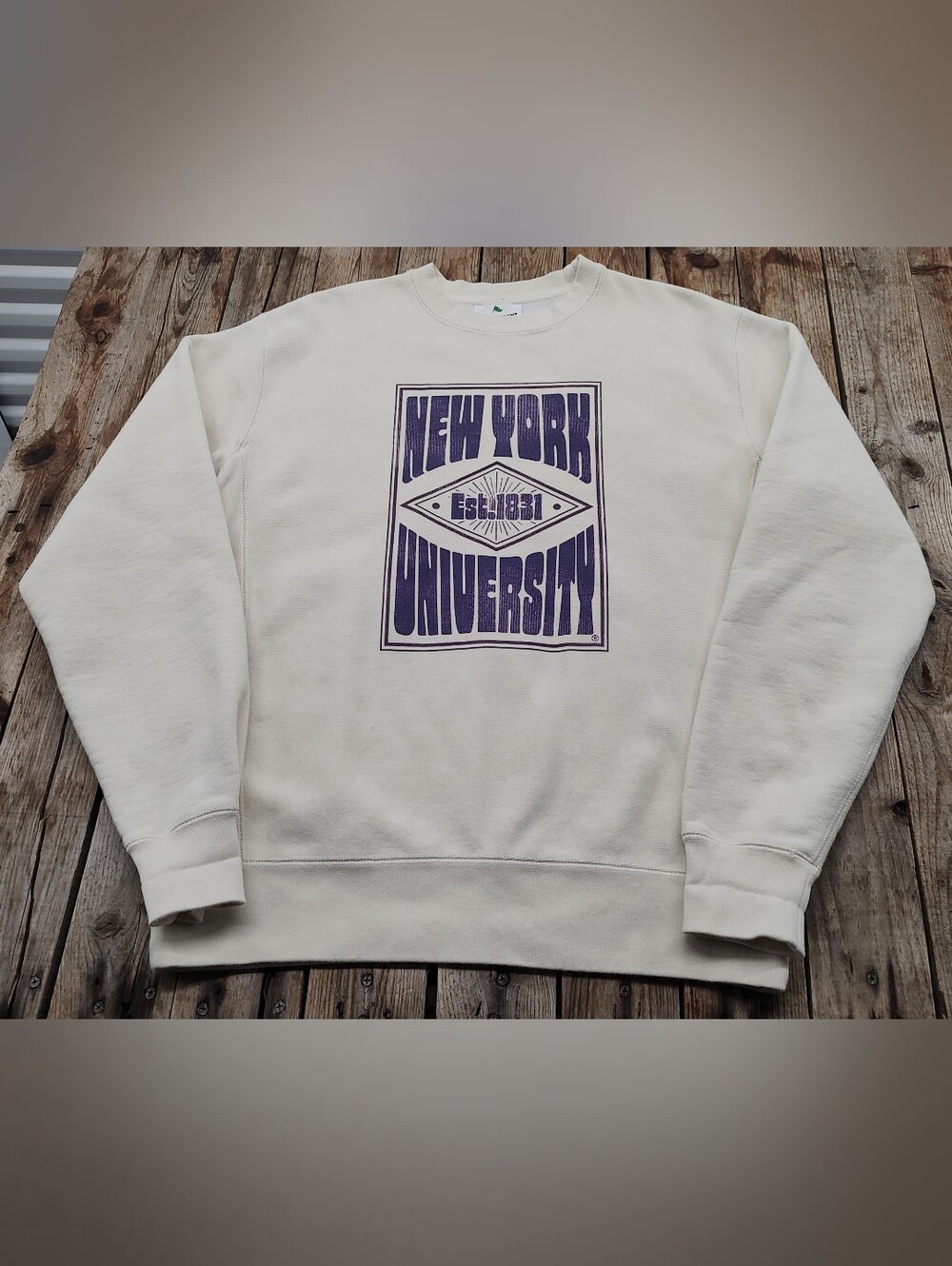 2000's NCAA New York University pro-weave Sweatshirt men's Size Medium